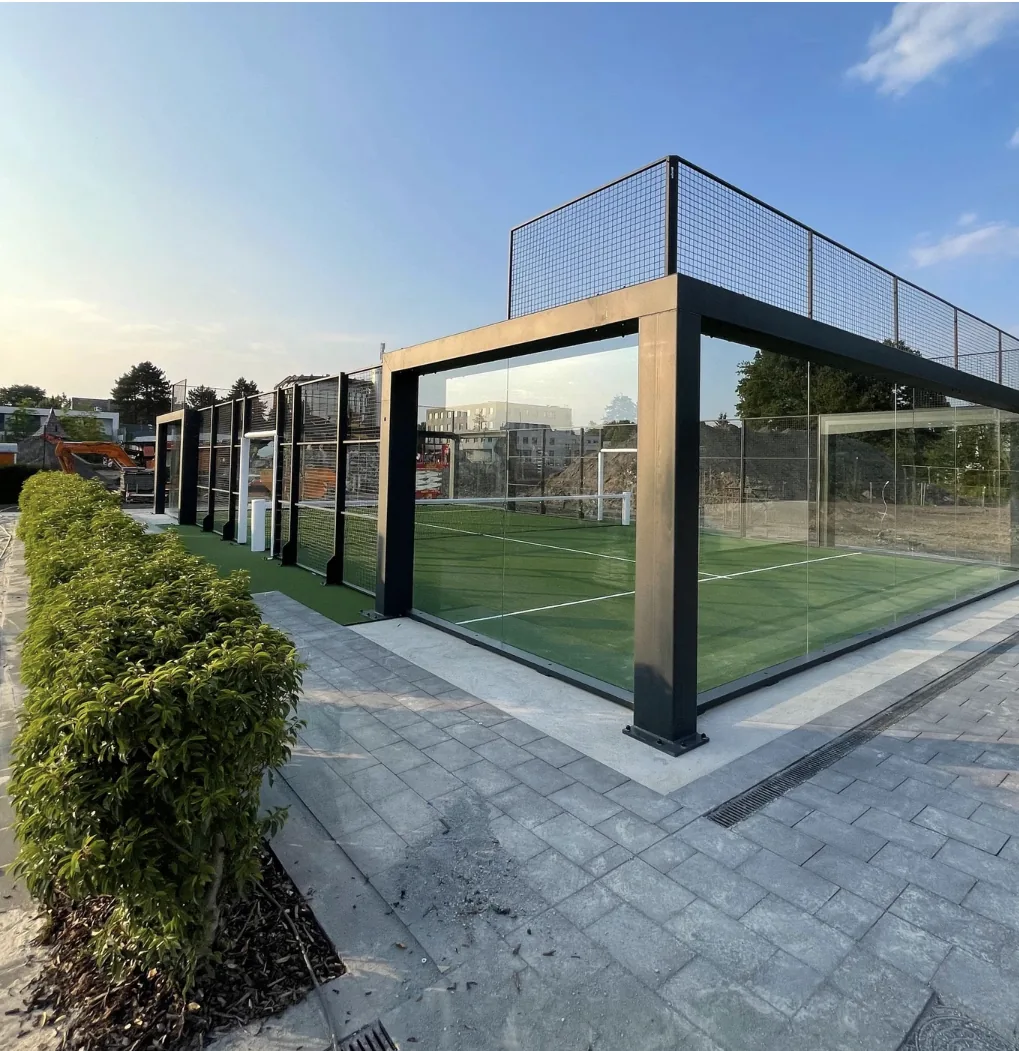 X-Treme Court — xtreme row pergola view