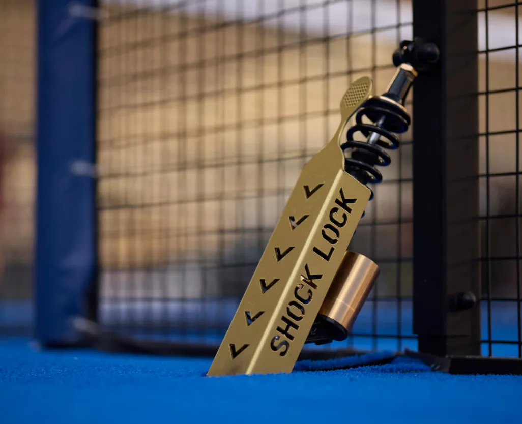 Premier Padel Court — premier padel shock lock view